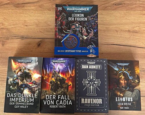 Warhammer 40k bücher - paket, 5x